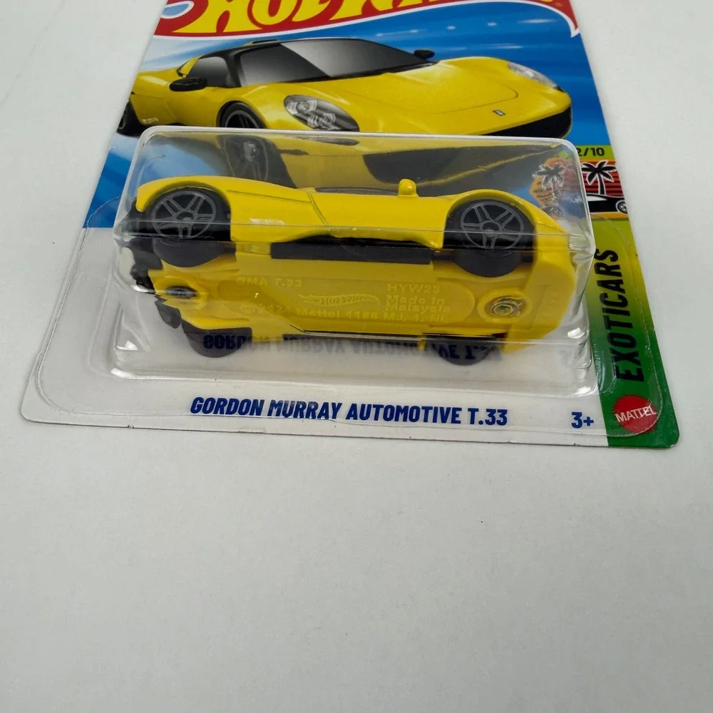 Hot Wheels Gordon Murray Automotive T.33 Yellow HW Exotics 2/10 2025 HYW23 3/250
